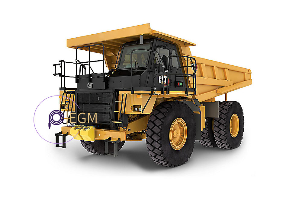 Tombereau rigide de chantier (camion minier haute capacité)